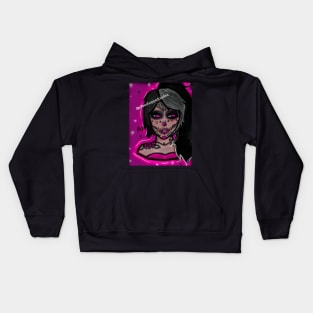 Neon Day of the Dead Kids Hoodie